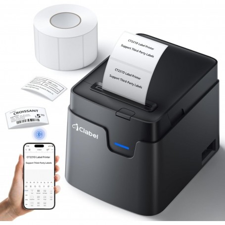 CLABEL 221D Stampante Etichette Desktop Bluetooth USB immagine 1