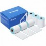 CLABEL 6 Rotoli Etichette Termiche Bianche 40x60mm immagine 1