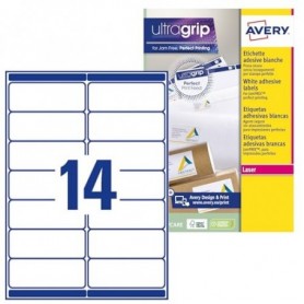 Avery L7163-100 Etichette adesive in carta bianca